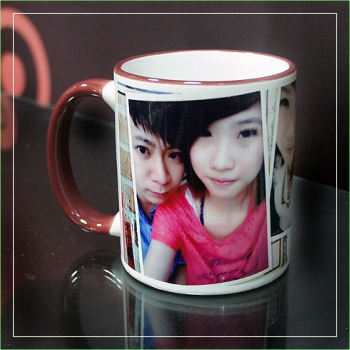 照片馬克杯 彩邊馬克杯(香氛咖啡)TPM-005